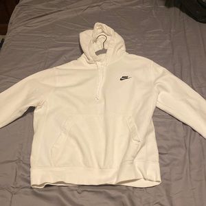 Mens Medium White Nike Hoodie